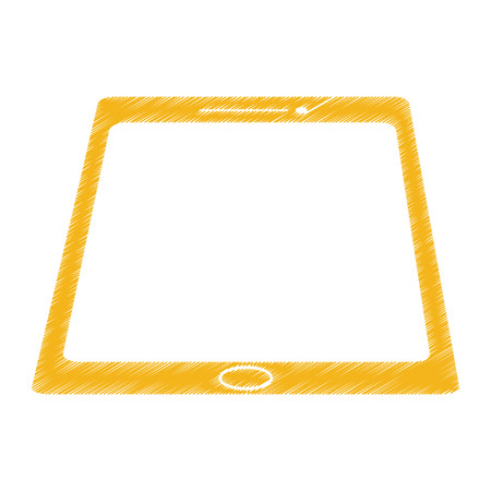 Tablet icon. Device gadget technology and electronic theme. Isolated design. Vector illustrationのイラスト素材