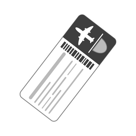 Ticket icon. Travel trip vacation tourism and journey theme. Isolated design. Vector illustrationのイラスト素材