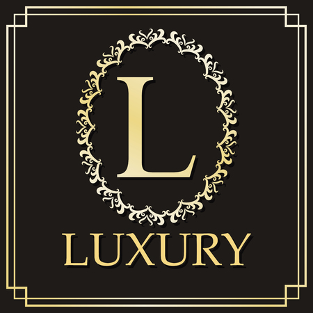 Luxury and ornament icon. Exclusive rich glamour and member and decoration theme. Vector illustrationのイラスト素材