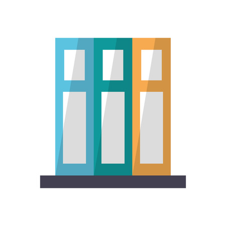 set book folder office elements design vector illustrationのイラスト素材