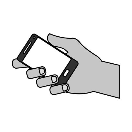 Smartphone icon. Device gadget technology and electronic theme. Isolated design. Vector illustrationのイラスト素材