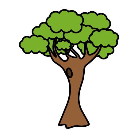 tree green nature icon vector illustration graphic designのイラスト素材