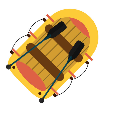 rafting water sport adventure camping vector illustration eps 10のイラスト素材
