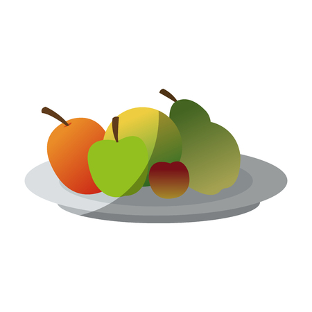 Fruits icon. Healthy organic fresh and natural food theme. Isolated design. Vector illustrationのイラスト素材