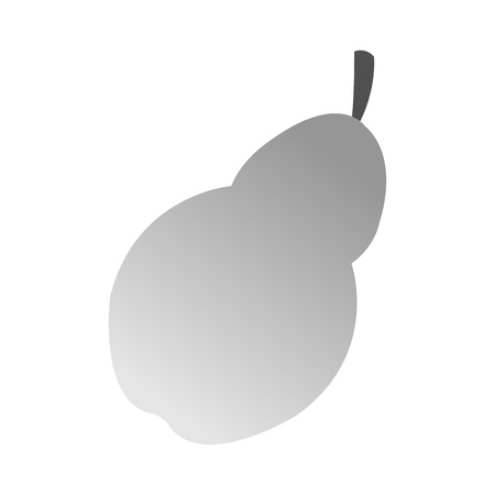 Pear icon. Healthy organic fresh and natural food theme. Isolated design. Vector illustrationのイラスト素材