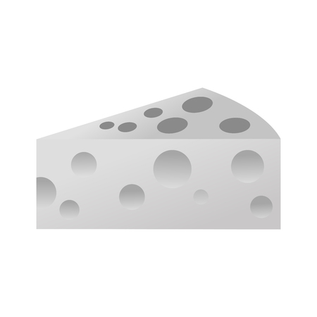 Cheese icon. Healthy organic fresh and natural food theme. Isolated design. Vector illustrationのイラスト素材