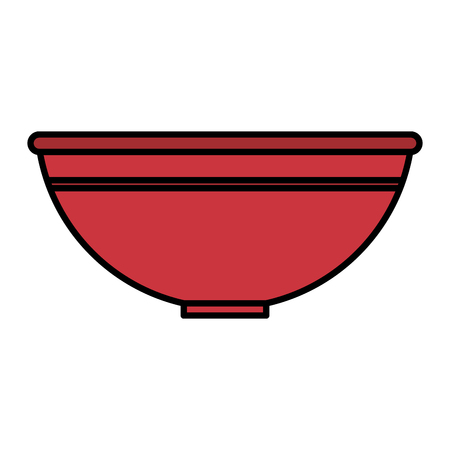 Bowl icon. Hair salon supply utensil and barbershop theme. Isolated design. Vector illustrationのイラスト素材