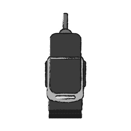 Shaver icon. Hair salon supply utensil and barbershop theme. Isolated design. Vector illustrationのイラスト素材