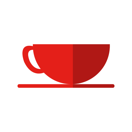 Coffee cup icon. Drink breakfast beverage and restaurant theme. Isolated design. Vector illustrationのイラスト素材