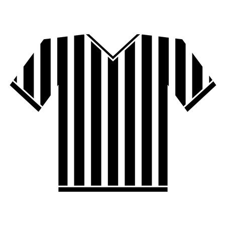 silhouette jersey referee american football vector illustration eps 10のイラスト素材