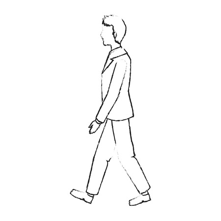 Businessman icon. Management corporate job and leader theme. Isolated design. Vector illustrationのイラスト素材