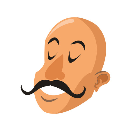 Man icon. Male avatar person people and human theme. Isolated design. Vector illustrationのイラスト素材