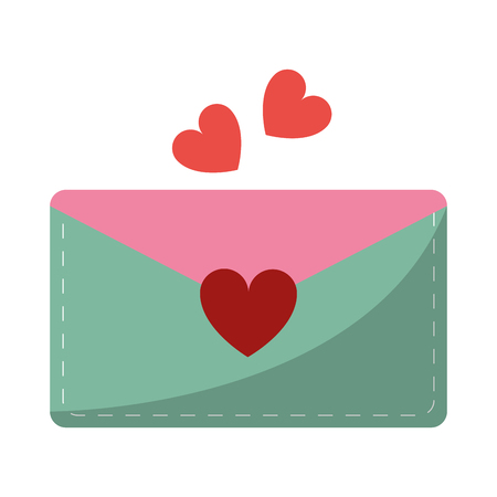 email envelope message love vector illustrationのイラスト素材