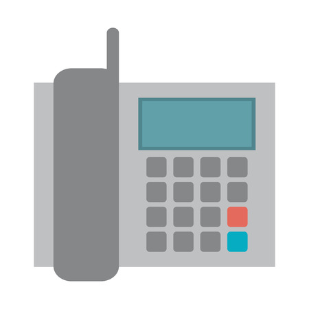 telephone communication call office vector illustrationのイラスト素材