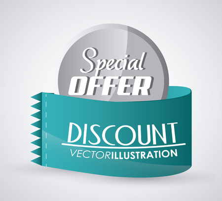 Discount concept with special offer icon design, vector illustration 10 eps graphic.のイラスト素材