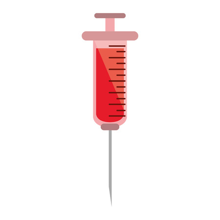 medical syringe blood element vector illustration eps 10のイラスト素材