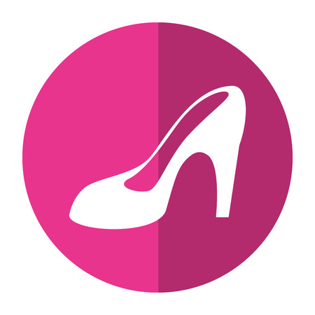 women day high heel shoes shadow vector illustrationのイラスト素材