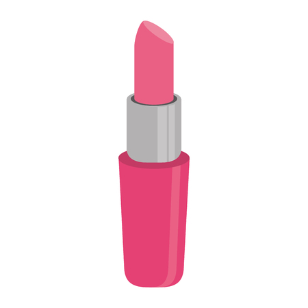 lipstick make-up cosmetic icon vector illustrationのイラスト素材
