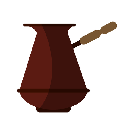 coffee jar icon over white background. colorful design. vector illustrationのイラスト素材