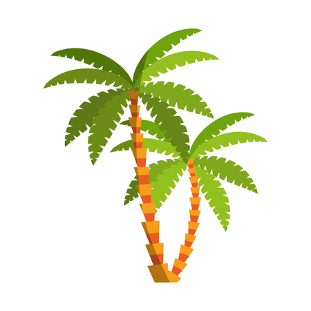 palms icon over white background. colorful design. vector illustration palms icon over white background. colorful design. vector illustration