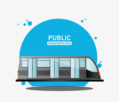 public transport electric train vector illustration eps 10のイラスト素材
