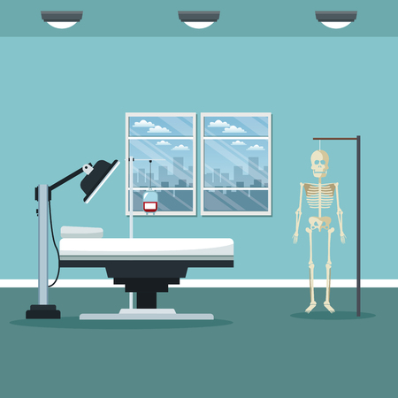 clinic room consultation care vector illustration eps 10のイラスト素材