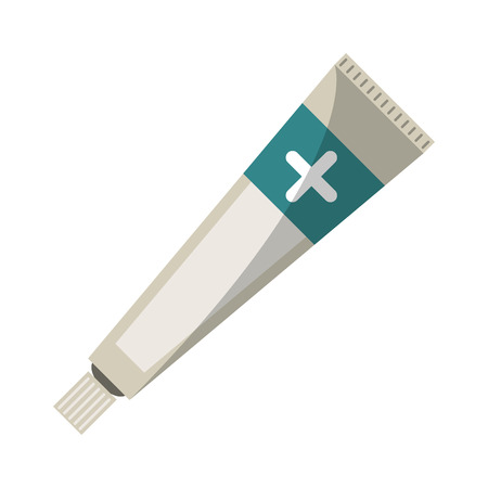 ointment cream tube medicine vector illustrationのイラスト素材