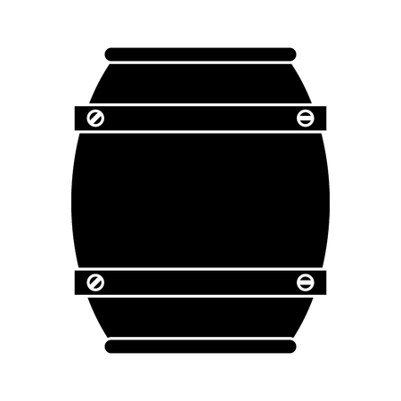 wooden barrel wine pictogram vector illustration eps 10のイラスト素材