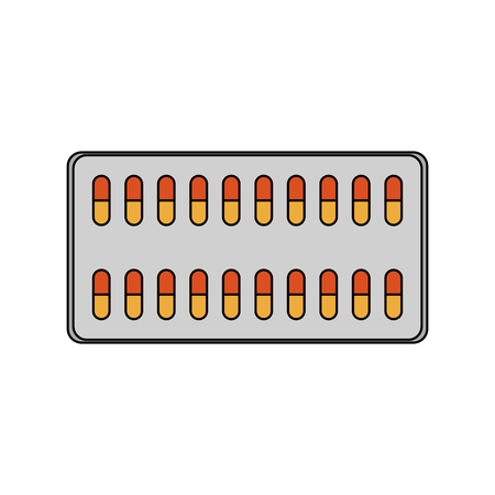 medication pills icon image vector illustration designのイラスト素材