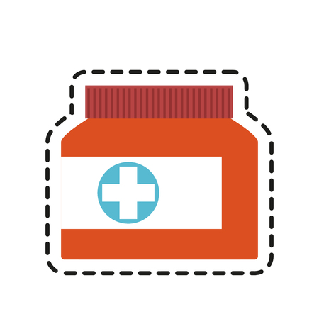 medication package icon image vector illustration designのイラスト素材