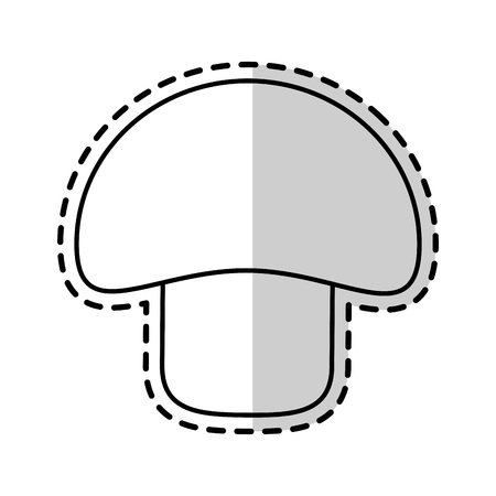 mushroom vegetable icon image vector illustration designのイラスト素材