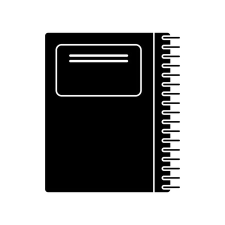 notebook spiral school pictogram vector illustration eps 10のイラスト素材