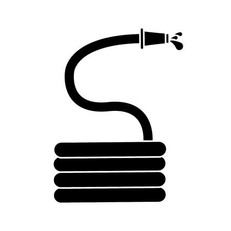 garden water hose pictogram vector illustration eps 10のイラスト素材
