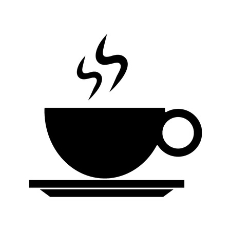 coffee cup hot drink pictogram vector illustration eps 10のイラスト素材