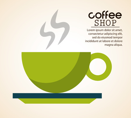 coffee shop cup hot drink vector illustration eps 10のイラスト素材