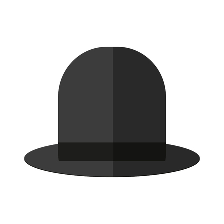 hat accessory icon over white background. vector illustrationのイラスト素材