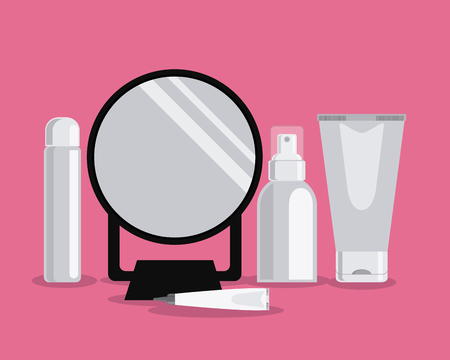Cosmetic concept with icon design, vector illustration graphic.のイラスト素材