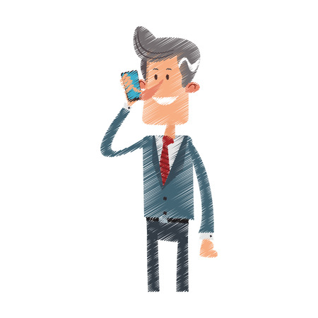 businessman cartoon icon image vector illustration designのイラスト素材
