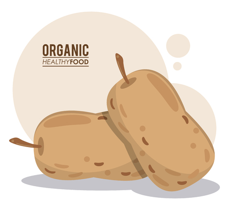 organic healthy food nutritionのイラスト素材