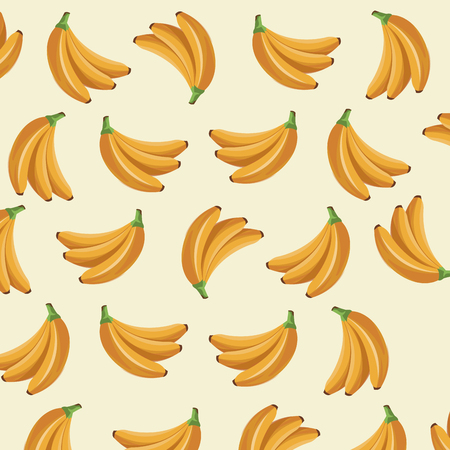 banana fruit tropical food wallpaper vector illustration eps 10のイラスト素材