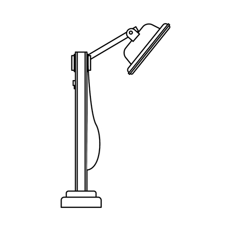 desk lamp icon image vector illustration designのイラスト素材