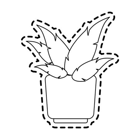 potted plant icon image vector illustration designのイラスト素材