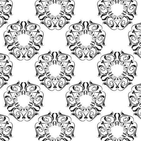 flourishes decoration frame crown image vector illustrationのイラスト素材