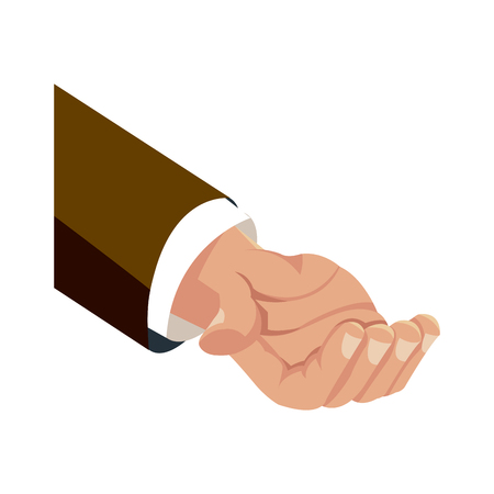 business arm support work image vector illustrationのイラスト素材
