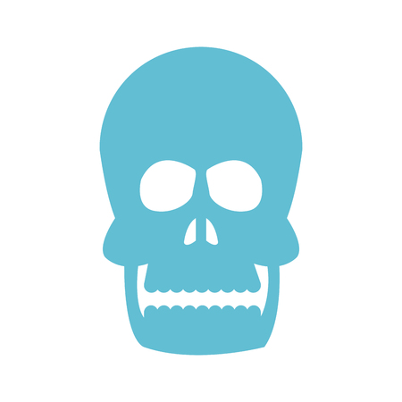 human head skull bone medicine image vector illustrationのイラスト素材