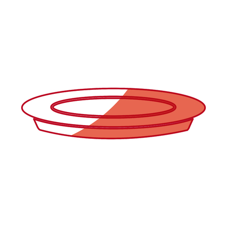 japanese plate dish wooden traditional shadow vector illustrationのイラスト素材