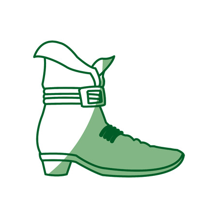 leprechaun boots. happy st. patricks day celebration vector illustrationのイラスト素材