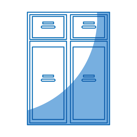 furniture home organization handle design vector illustrationのイラスト素材