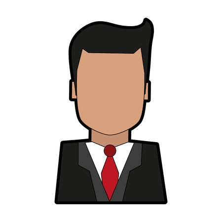 faceless entrepreneur icon image vector illustration designのイラスト素材