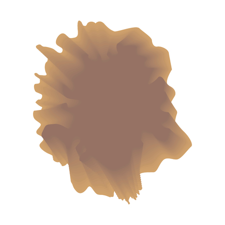 A watercolor abstract stain with splashes modern creative vector illustrationのイラスト素材